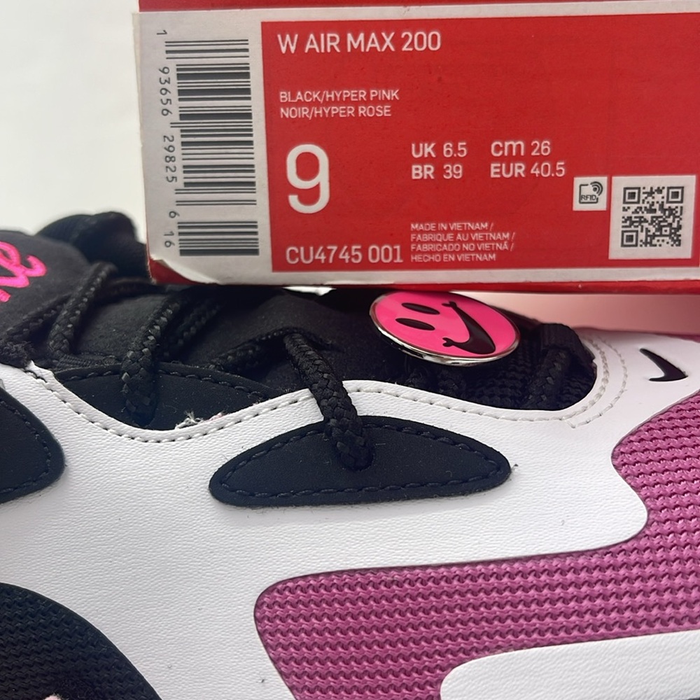 Nike WMNS AIR MAX 200 Sneakers 
BLACK/HYPER PINK CU4745 001 - Picture 16 of 16
